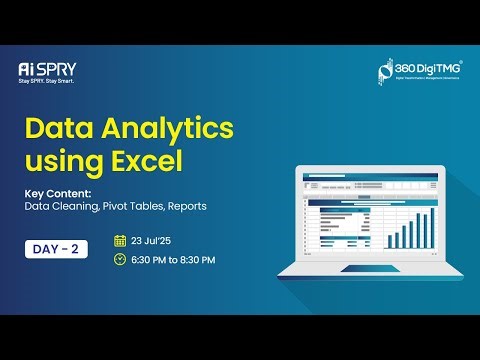 Data Analytics using Excel | Day 2 | 360DigiTMG