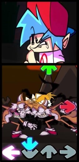 FNF TAILS VS tails Cover Sonic #shorts