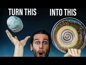 MAKING A BOWL - The ENTIRE Pottery Process - ASMR edition