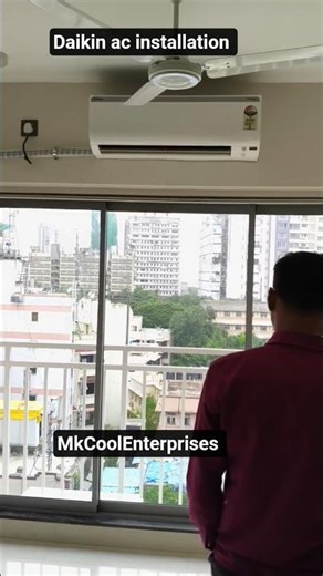 Daikin AC Installation 🔥 Full Guide | Split AC Fitting Like a Pro 😍❄️ #mkcoolenterprises