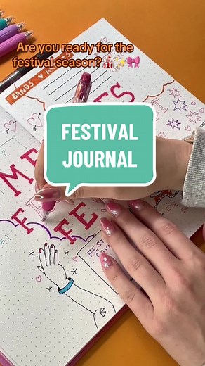 Create Your Festival Bullet Journal with ZEBRA Sarasa Pens