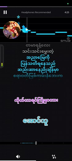 ကိုယ်လာရင်ကြိုမှာလား Karaoke မူရင်း