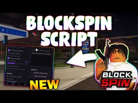 *NEW* BlockSpin Script (PASTEBIN 2026) ( AIMBOT , AUTO FARM MONEY, AUTO DEPOSIT, ESP )