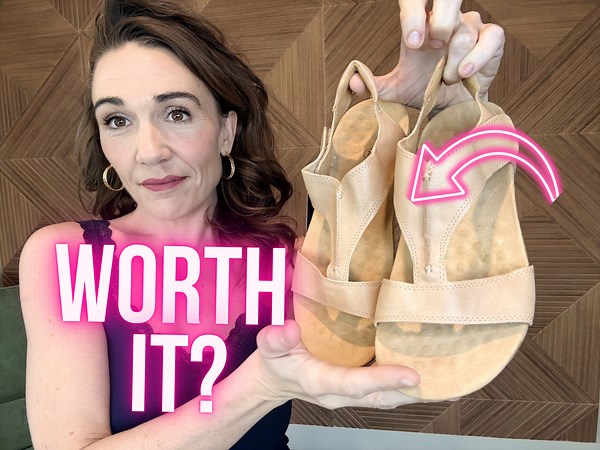 Watch Try On And Highlights of Orthopedic Sandals with Velcro on Amazon Live