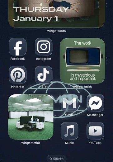 The work is mysterious and important. #severence #iphone #widgets #ios #phonewallpaper