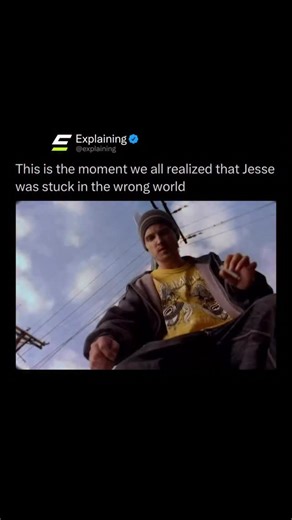 Explaining on Instagram: "Jesse Pinkman is one of the central characters inBreaking Bad,” portrayed by Aaron Paul. He is introduced as a former student of Walter White who becomes closely tied to him as the story unfolds. Jesse starts off unsure of himself, but his emotional depth and vulnerability quickly make him one of the most memorable characters in the series. Throughout the show, Jesse struggles with guilt, fear, and the consequences of the dangerous world he is pulled into. He often ques