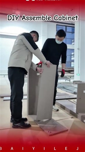 Assembling the Cabinet installation-fast, easy #DIY #cabinet #home #cabinetassembly