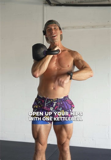 Open up those stiff hips with these kettlebell exercises and start moving a little more smooth. Check out the app for more mobility workouts. #mobilitytraining #hips #kettlebellworkout #movement