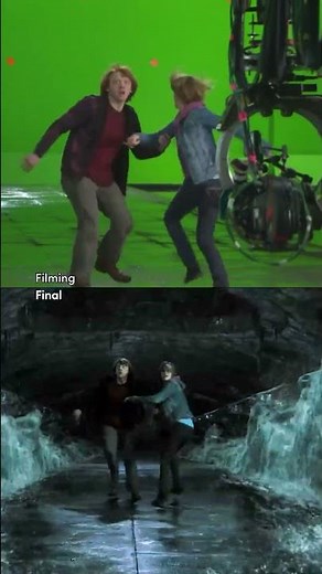 This is how Harry Potter Horcruxes scene was shot