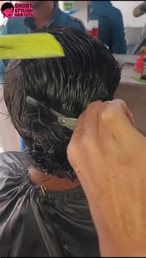 Layer Haircut for Boys ✂️💫 | Long Hair Hairstyle Tutorial #shortstylishhaircuts #barbershop #viral