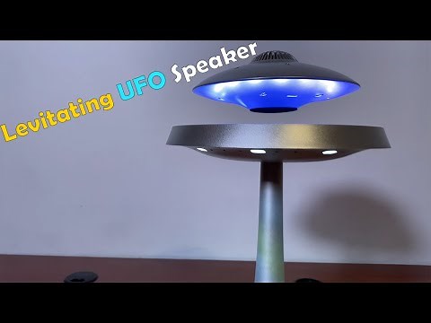 Magnetic Levitating Flying Saucer UFO Bluetooth Speaker