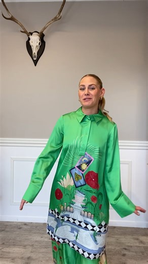 Nümph - Kjole - Adelina Dress - Vibrant Green