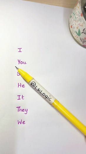 Learn English Pronouns with LKLogic