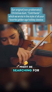 Going to be revisiting some of our favorite holiday songs from throughout the years - and first up is “Cold Hands”, our non-problematic alternative to “baby it’s cold outside” - full song on YT and streaming - happy holidays and stay tuned for more of our favorite Christmas jams! Featuring the wonderful @yasmeenx and @niallfest | Sam Tsui