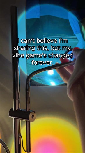 I'm obsessed with this sunset lamp! It totally transforms my space with every color film option and gives off the most magical glow. Honestly, it's become a staple in my routine. #HomeGoodsFinds #TechGadgets #SunsetLamp #RoomDecor #CozyVibes