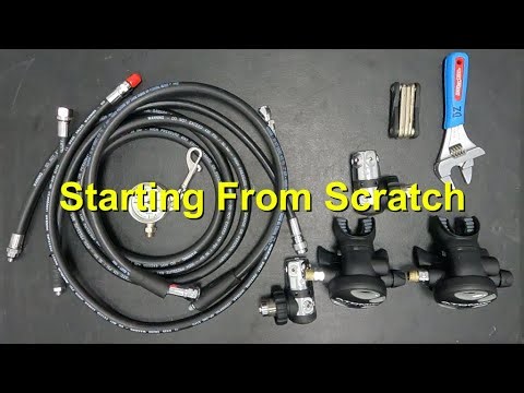 #214 - Assembling Manifolded Twinset Doubles Regulator Sets For Technical and Recreational Diving