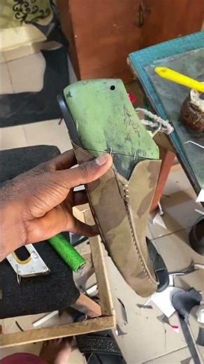 Mules made for the bold in heart #camouflage #mules #shoes #handstitch #handcraftedshoes #diycrafts