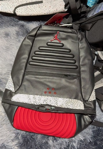 JD Black Cement Jordan Backpack