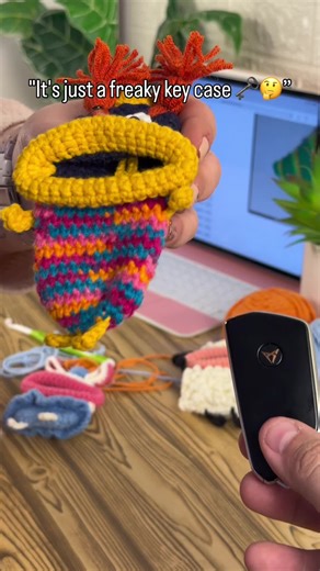 Car Key Safety with Handmade Crochet Covers