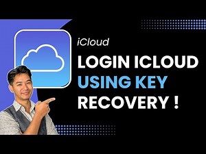 How to Login iCloud Using Recovery Key !