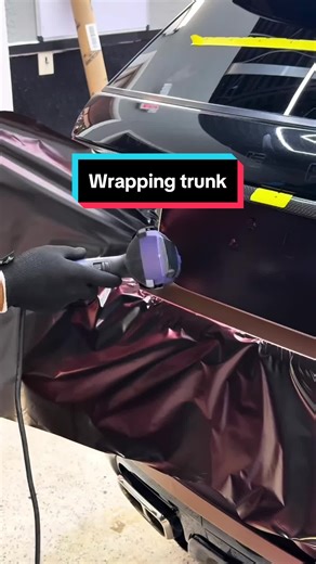 How to Wrap a Car Trunk with Vinyl Film