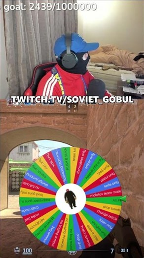 SPIN THE WHEEL - CS2 - PART 1 #spinthewheel #counterstrike #cs2 #rage #funny #shorts #gaming