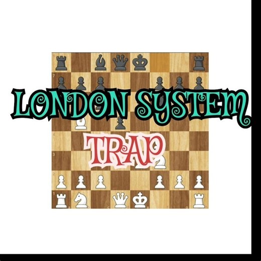 Best London System Trap... #chess #shorts
