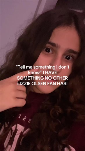 Unique Elizabeth Olsen Fan Find from School Magazine