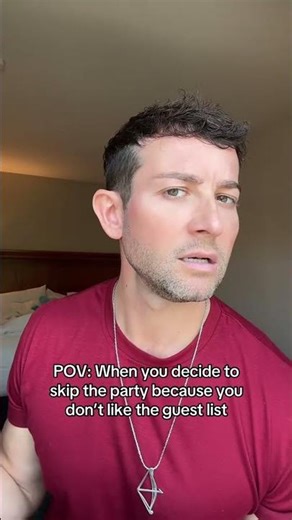 POV: Skipping the Party Because the Guest List Is Trash