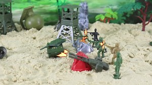 Youlechen 6-Piece Die-Cast Army Tank Set for Boys 3-6, with 8 Soldier Figures, Military Toys with Light & Sound, Launchable Missile Tanks