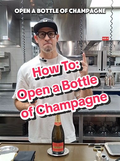How To Series: How to Open a Bottle of Champagne! #howto #learnontiktok