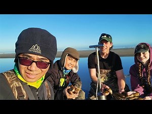 Digging for Giant Razor Clams on the Beach. Catch and Cook Clams - Seaside Oregon.