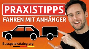 Auto mit Anhänger: Geschwindigkeit, Anhängelast etc.