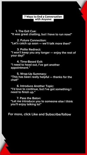 Master the Art of Ending Conversations Smoothly