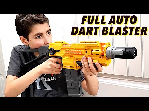 TASKQWIK Fully Automatic Dart Blaster - Unboxing