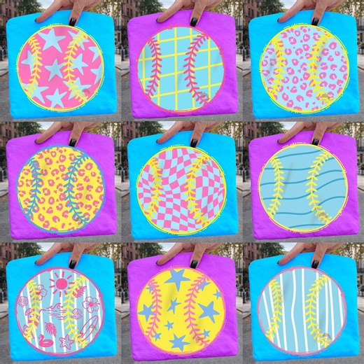 Summer Baseball PNG Bundle, Retro Beach Softball Designs, Leopard Print Ball Sublimation, Colorful Sports Mama PNG, Summer Vibes Ball Pack - Etsy