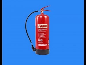 How to use a foam fire extinguisher
