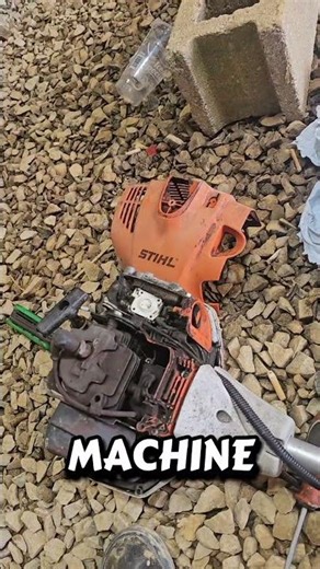 Stihl FS240 Trimmer primer bulb replacement. #stihl #weedeater #kentucky #garage #work