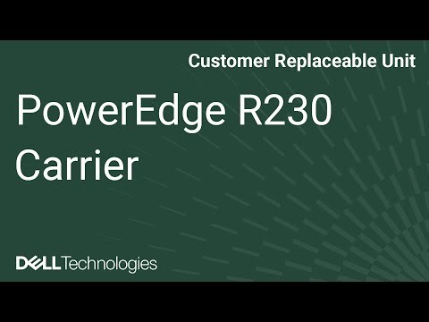 PowerEdge R230: Remove/Install Hard Drives and Carrier