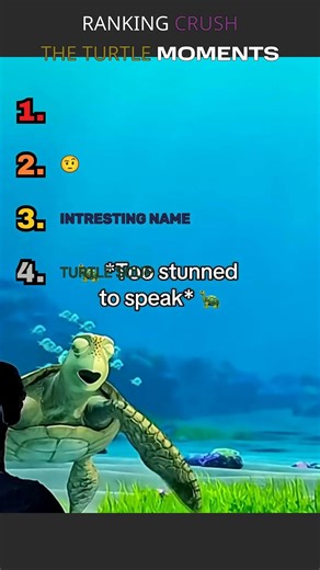 RANKING CRUSH THE TURTLE MOMENTS