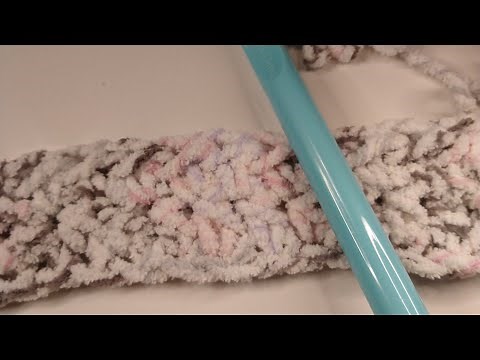 Bernat baby blanket tutorial, beginner friendly. Fast project