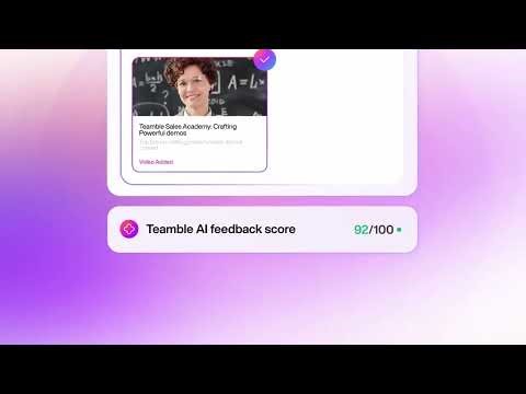 Saas product demo video | Teamble