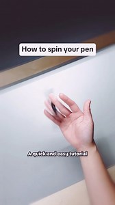 94K views · 1.1K reactions | Be the coolest person in class! 朗 Learn how to spin your pen! ✍️ #penspinning #tricks #tutorial #challenge #howto #tiktok | Ryzing Spins | Facebook