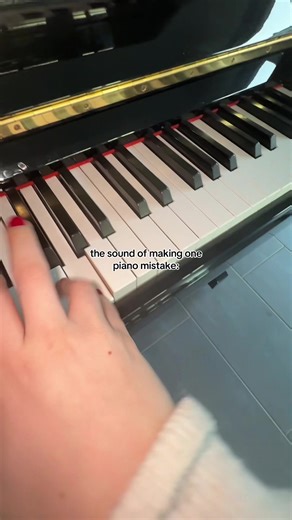 Making a Mistake on the Piano: A Humorous Cover