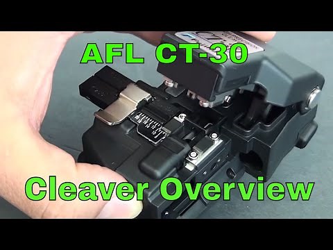 AFL Fujikura CT-30 Precision Fiber Optic Cleaver Overview