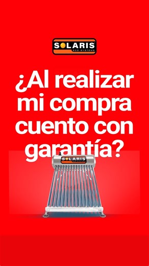 19 reactions · 3 comments | Con Solaris compras con confianza. Todos nuestros calentadores solares cuentan con 5 años de garantía y una vida útil de hasta 25 años, asegurando agua caliente confiable, ahorro de energía y tranquilidad para tu hogar. ♻️  33 3816 4368 |  www.solariseco.com | Solaris Eco Systems | Facebook