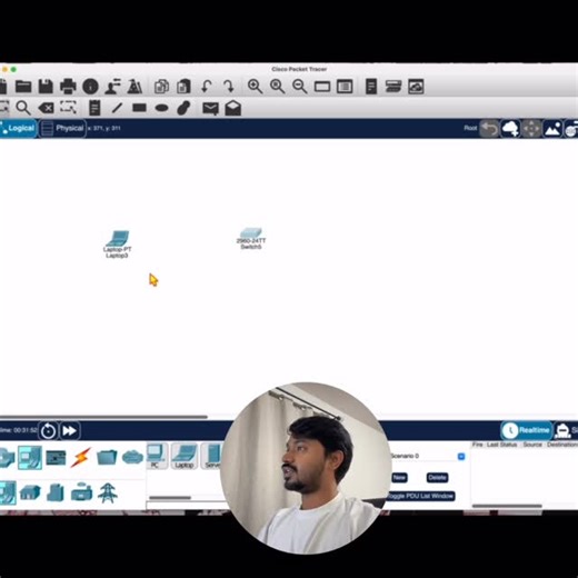 @it_saaradhi_ on Instagram: "How to connect to switch from laptop using console cable ( Cisco Packet tracer ) . Full video uploaded to my youtube channel! . Follow @it_saaradhi_ for more such content . . . . . #ciscopackettracer #telugutech #ciscoswitch #ccnatraining #labsetup"