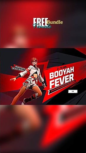 Booyah Fever Event | Free Female Bundle | Investigator Scout Bundle | Free Fire Upcoming Updates