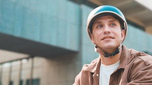 ANCHEER 374Wh Folding Electric Bike for Adults, 20MPH Ebike, 14" Foldable Electric Bicycle, 20-50 Miles Electric Bikes, E Bike, LCD Display, Dual Suspension