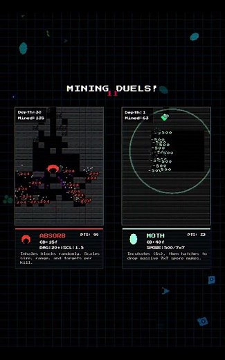 Absorb vs Moth | Mining Duels!